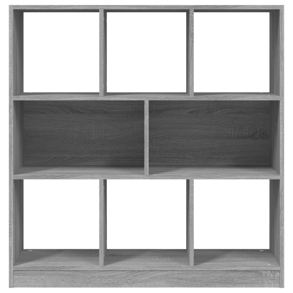Kirjakaappi harmaa Sonoma 97,5x29,5x100 cm tekninen puu - Sisustajankoti.fi