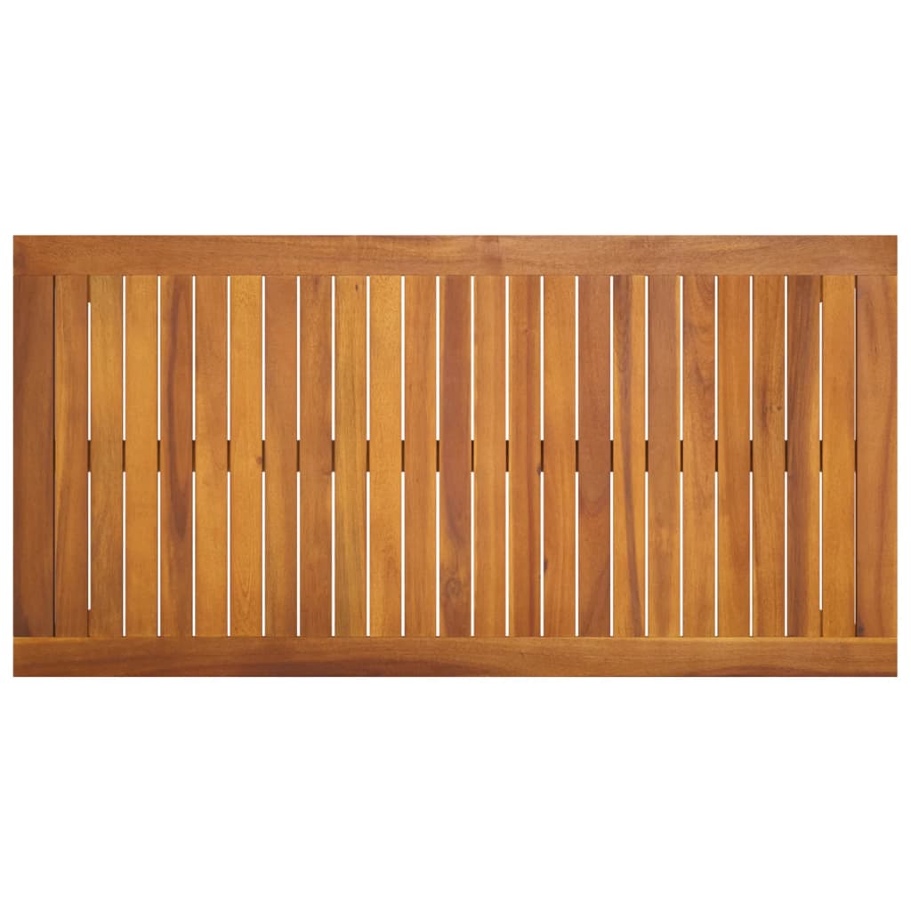 Puutarhapöytä 110x55x67 cm täysi akasiapuu - Sisustajankoti.fi