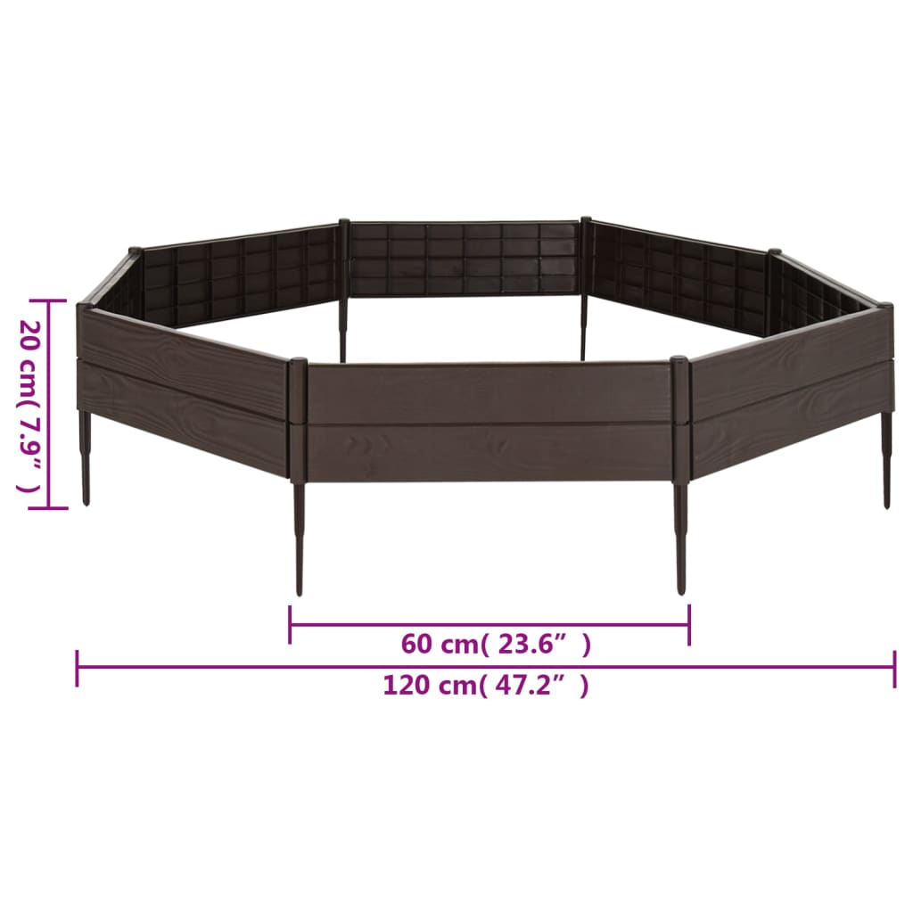 Korotettu kukkalaatikko 120x120x20 cm polypropeeni - Sisustajankoti.fi