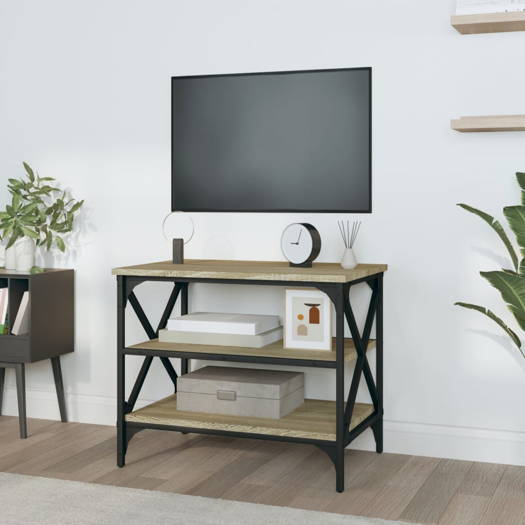 TV-taso Sonoma-tammi 60x40x50 cm tekninen puu - Sisustajankoti.fi