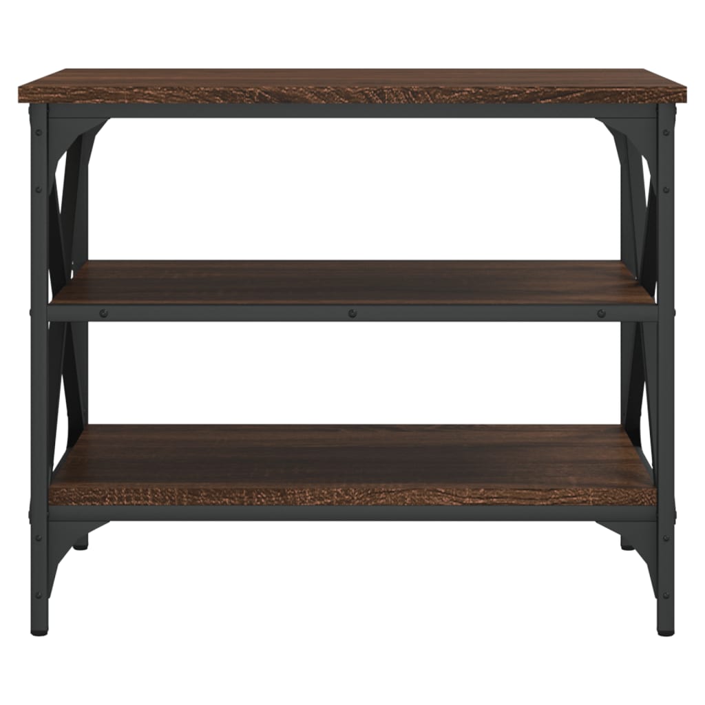 TV-taso ruskea tammi 60x40x50 cm tekninen puu - Sisustajankoti.fi