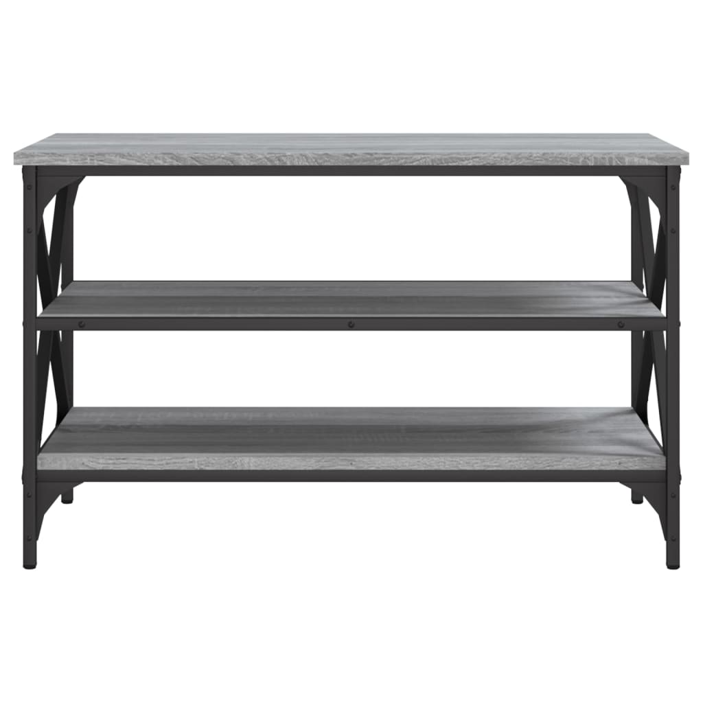 TV-taso harmaa Sonoma 80x40x30 cm tekninen puu - Sisustajankoti.fi