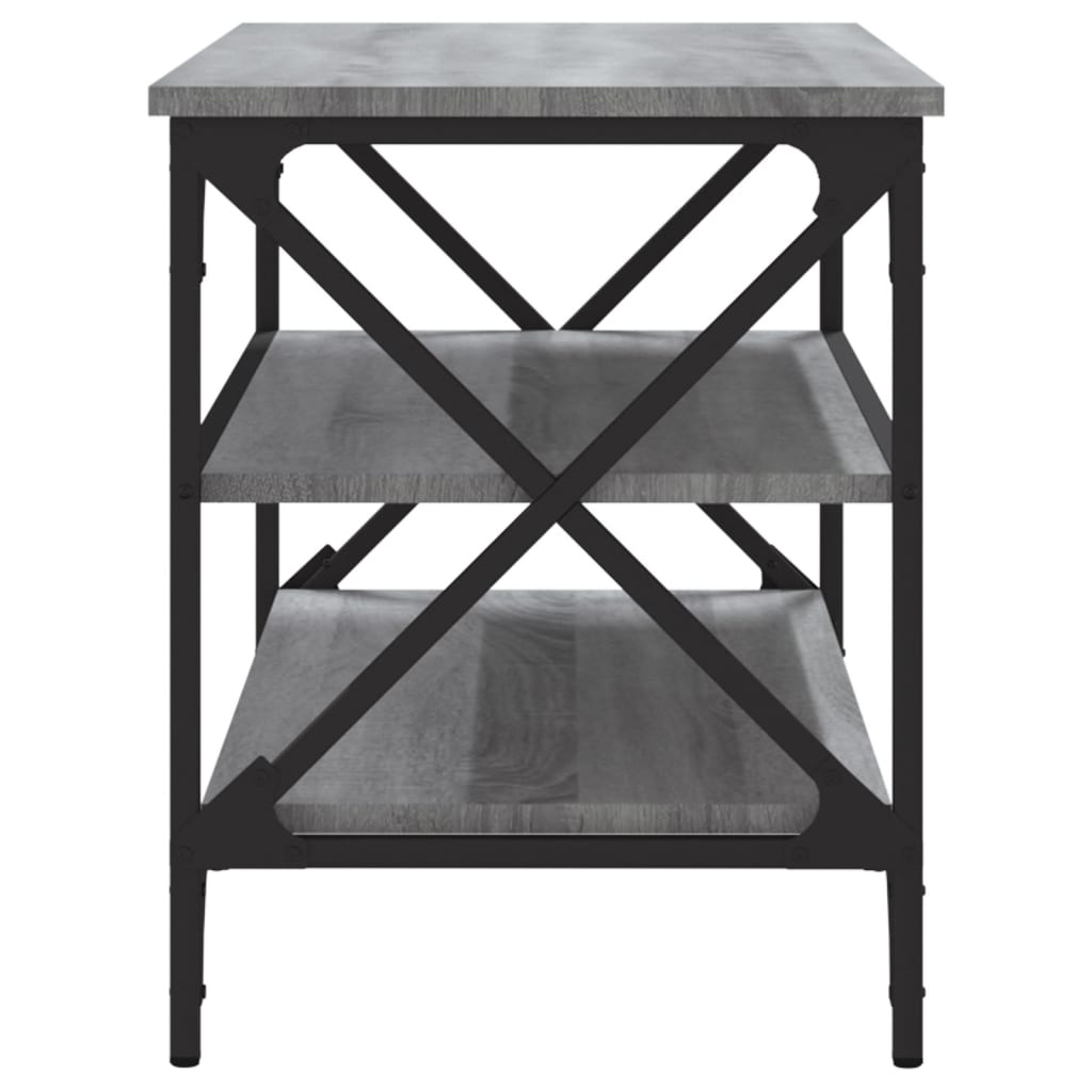 TV-taso harmaa Sonoma 80x40x30 cm tekninen puu - Sisustajankoti.fi