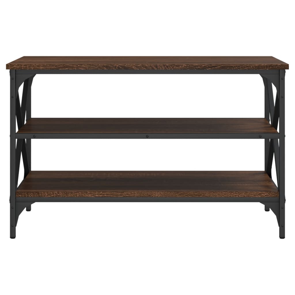 TV-taso ruskea tammi 80x40x50 cm tekninen puu - Sisustajankoti.fi