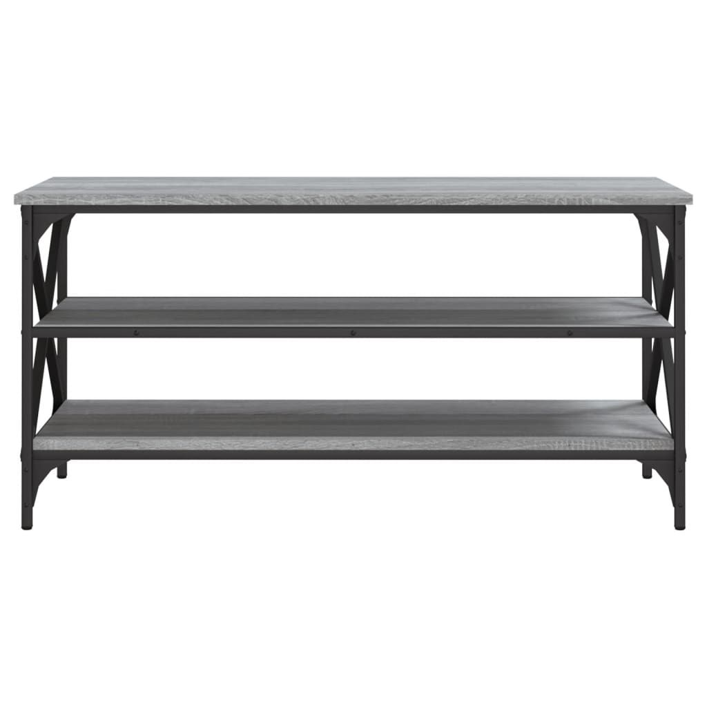 TV-taso harmaa Sonoma 100x40x50 cm tekninen puu - Sisustajankoti.fi