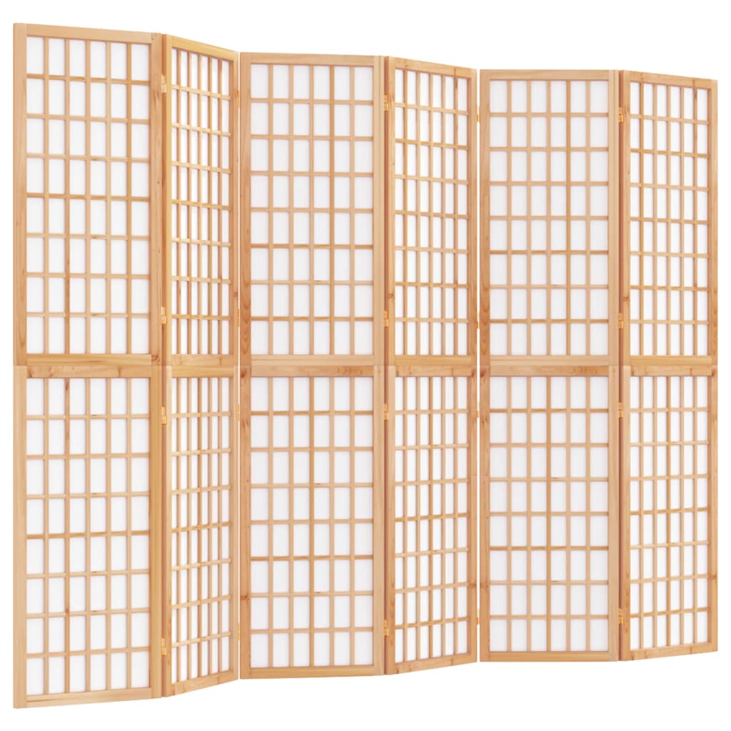 Tilanjakaja 6 paneelia japanilaistyylinen 240x170 cm - Sisustajankoti.fi