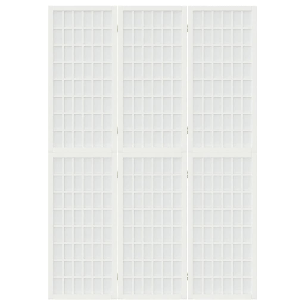 Tilanjakaja 3 paneelia japanilaistyylinen 120x170cm valkoinen - Sisustajankoti.fi