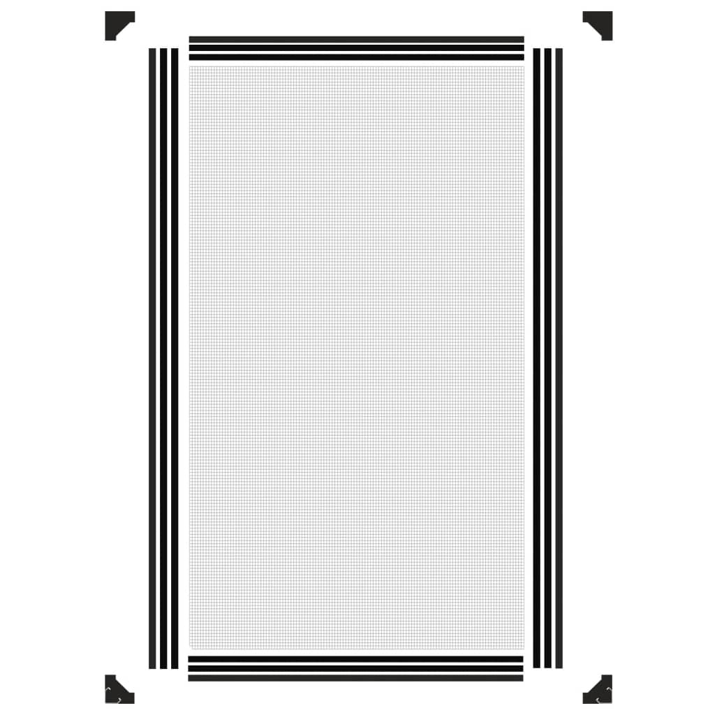 Magneettinen hyönteisverkko ikkunaan antrasiitti 80x140 cm - Sisustajankoti.fi