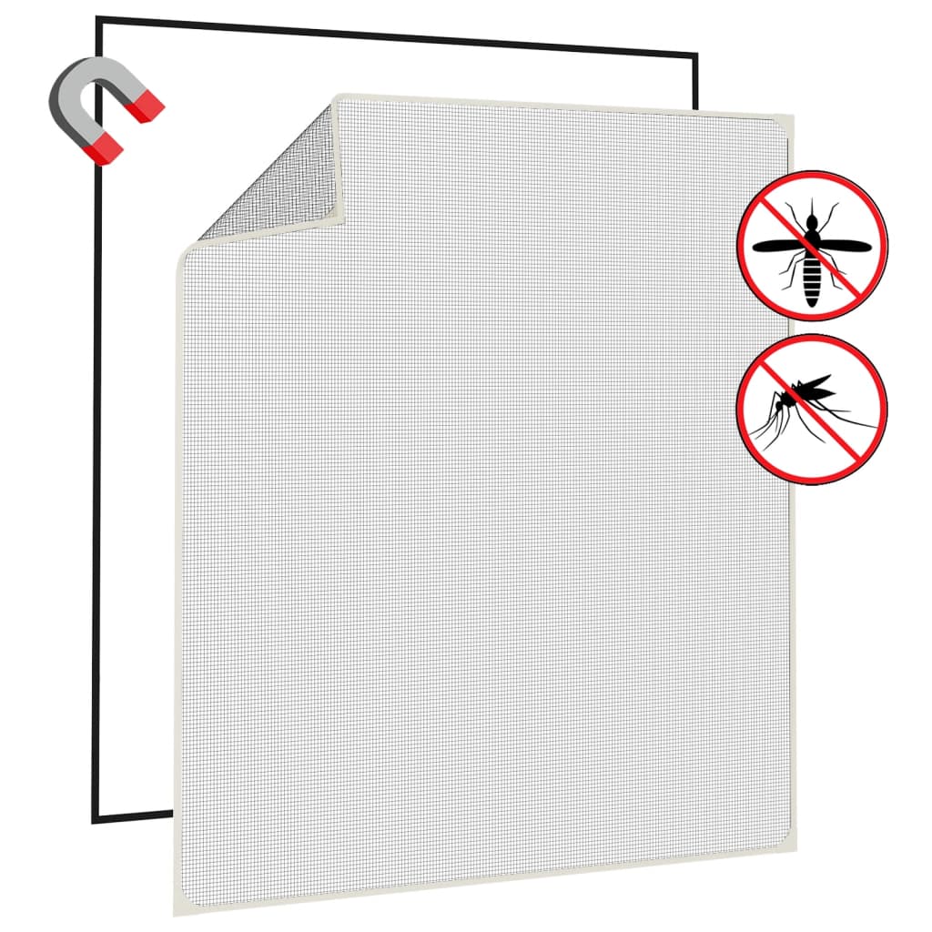 Magneettinen hyönteisverkko ikkunaan valkoinen 120x140 cm - Sisustajankoti.fi