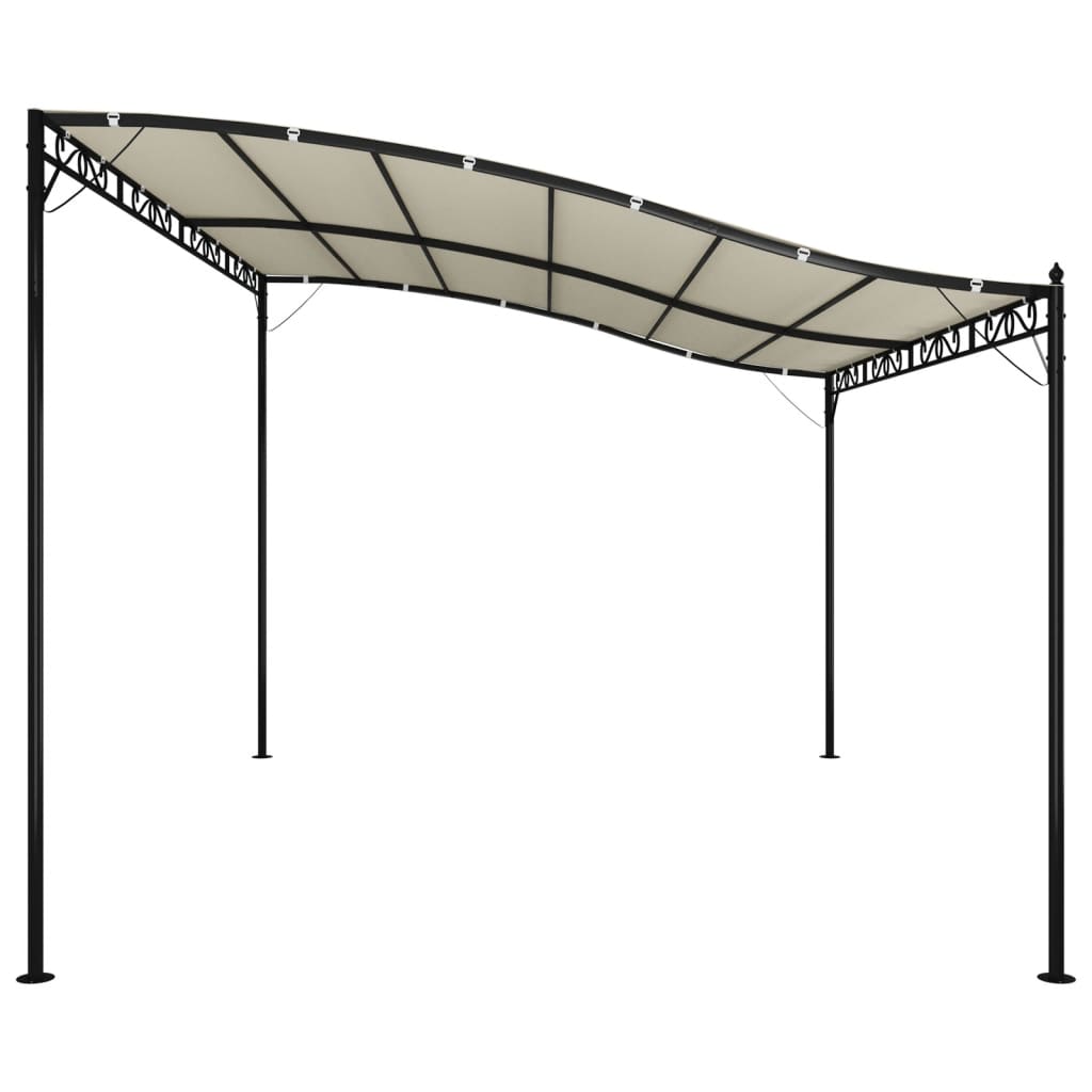 Katos kerma 4x3 m 180 g/m² kangas ja teräs - Sisustajankoti.fi