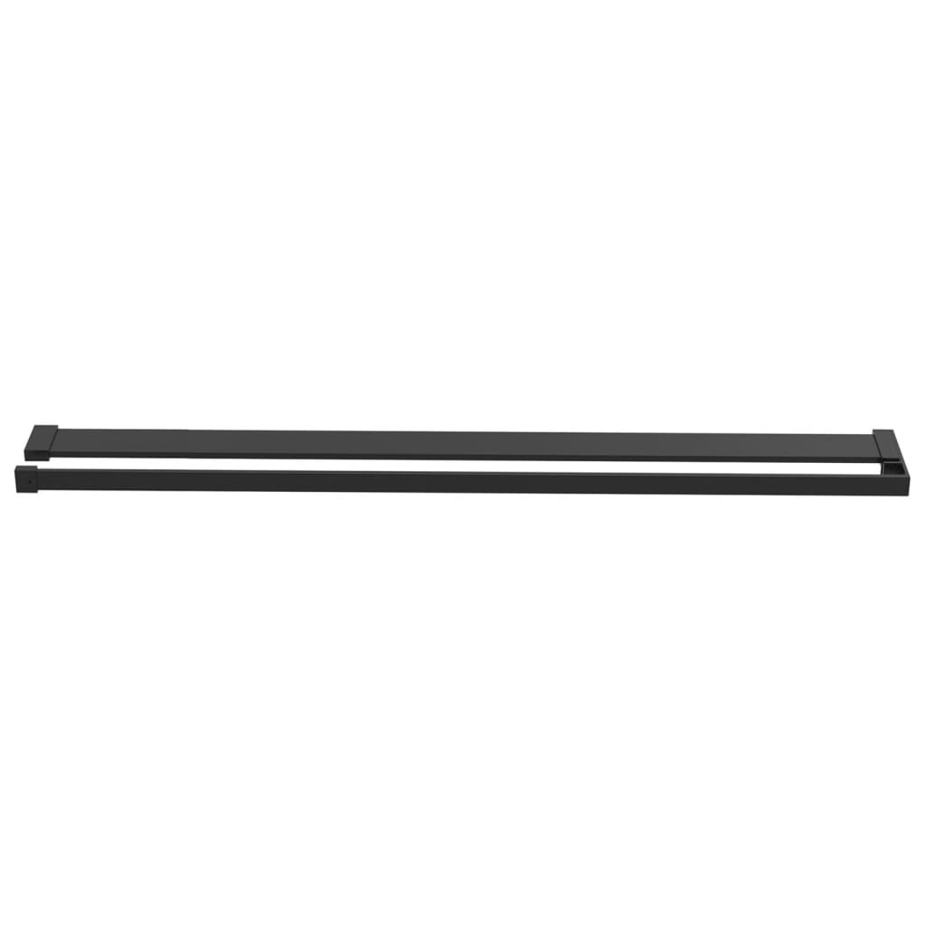 Suihkuhylly suihkukaapin seinälle musta 118 cm alumiini - Sisustajankoti.fi