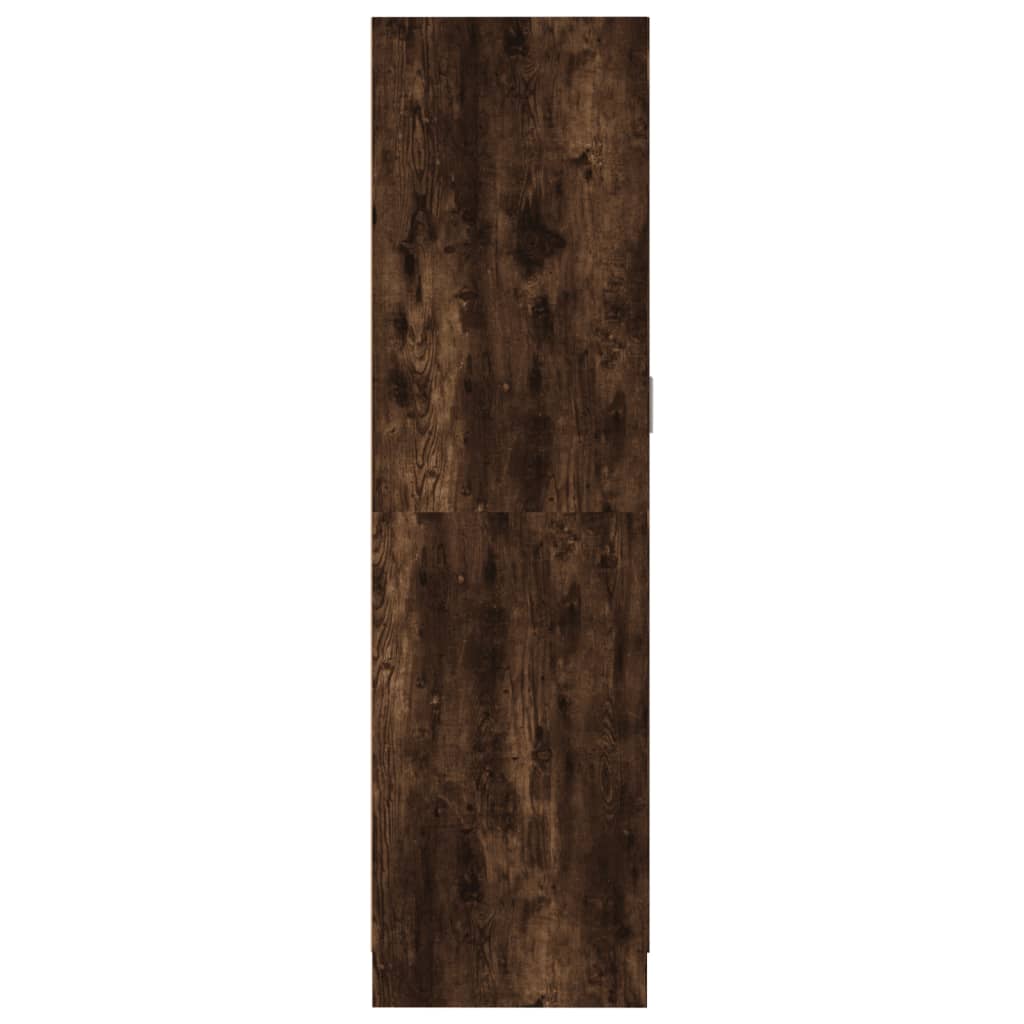Vaatekaappi savutammi 82,5x51,5x180 cm tekninen puu - Sisustajankoti.fi