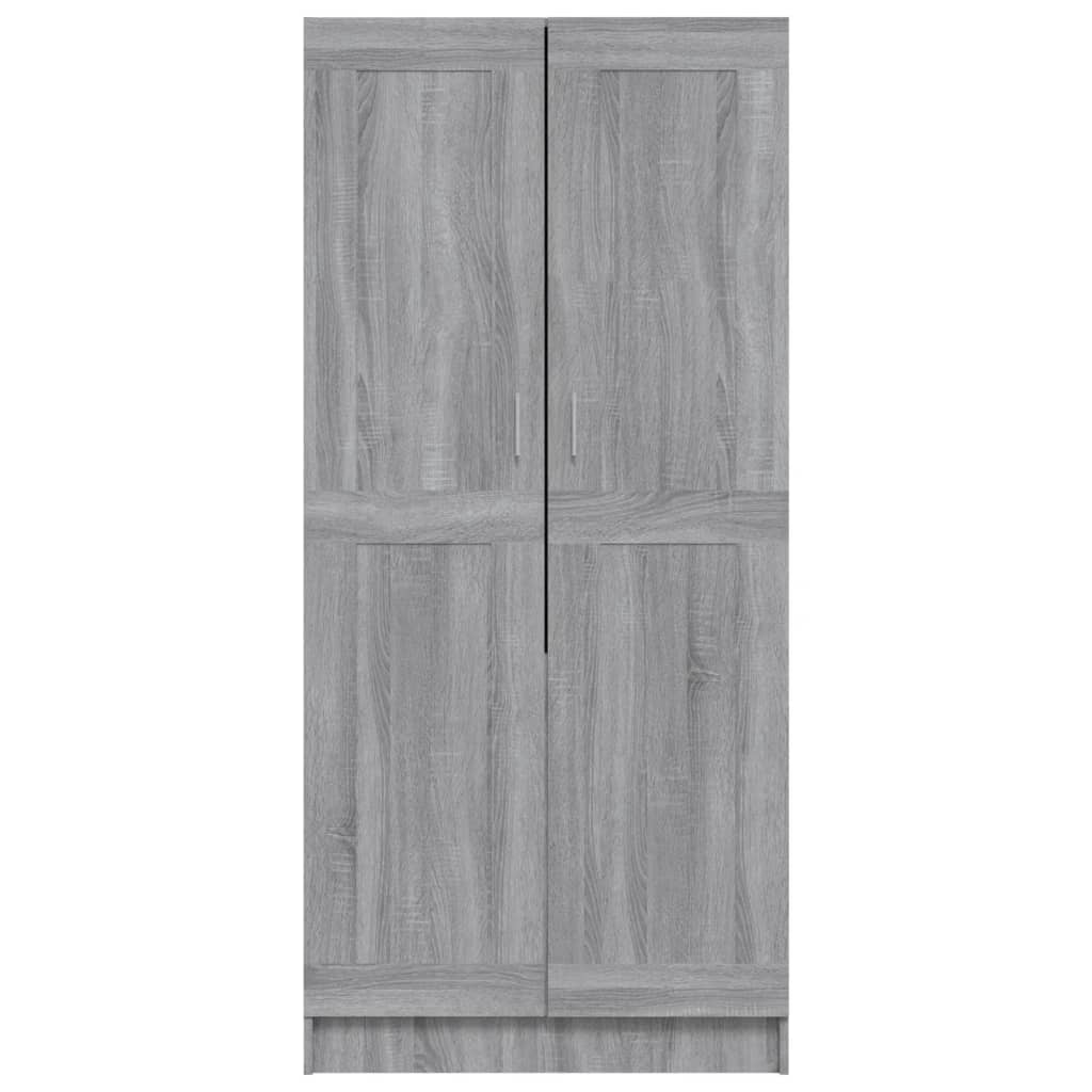 Vaatekaappi harmaa Sonoma 82,5x51,5x180 cm tekninen puu - Sisustajankoti.fi