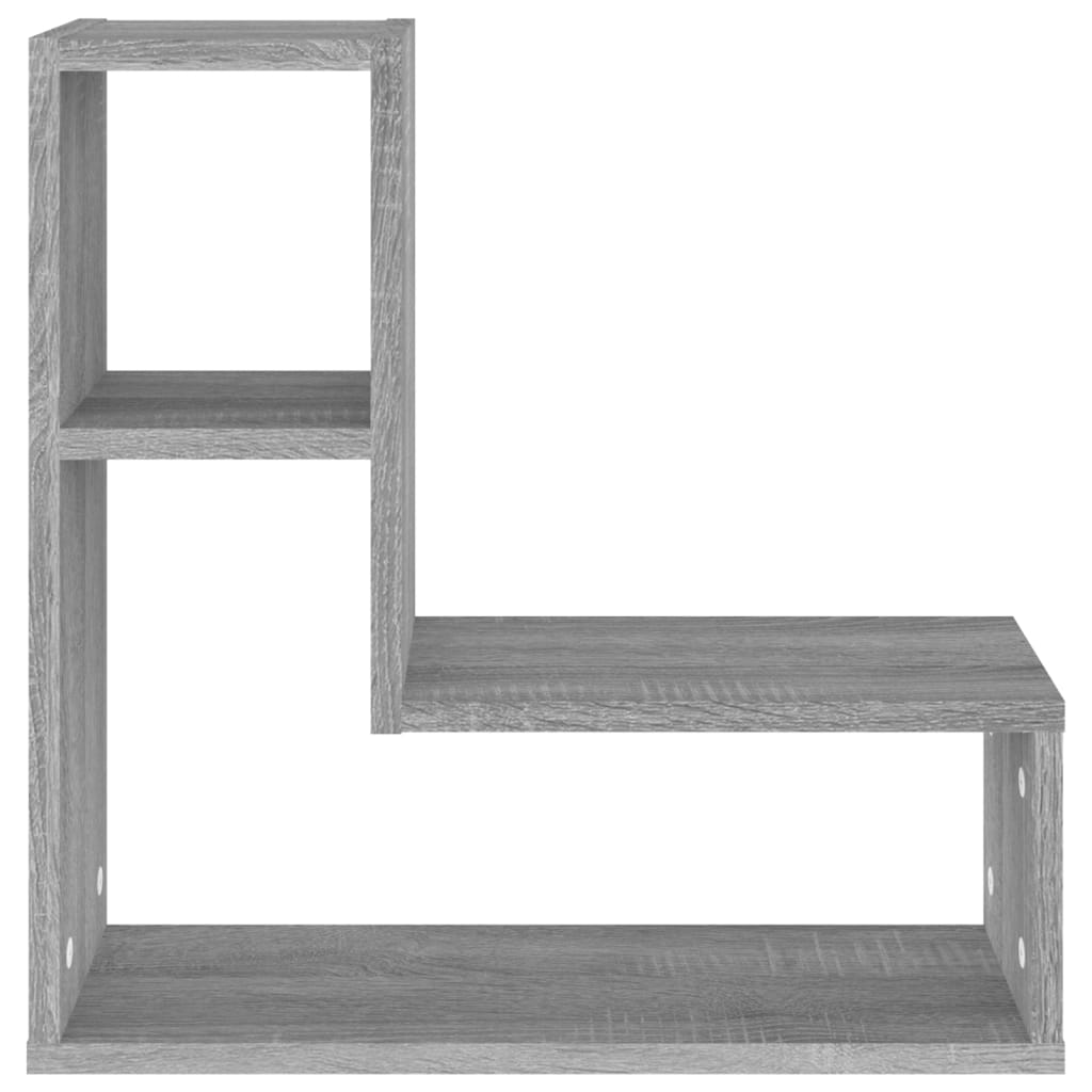 Seinähyllyt 2 kpl harmaa Sonoma 50x15x50 cm tekninen puu - Sisustajankoti.fi