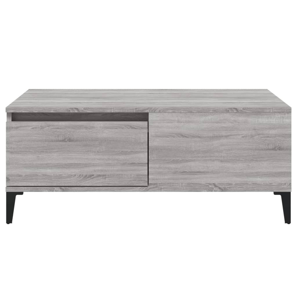 Sohvapöytä harmaa Sonoma 90x50x36,5 cm tekninen puu - Sisustajankoti.fi