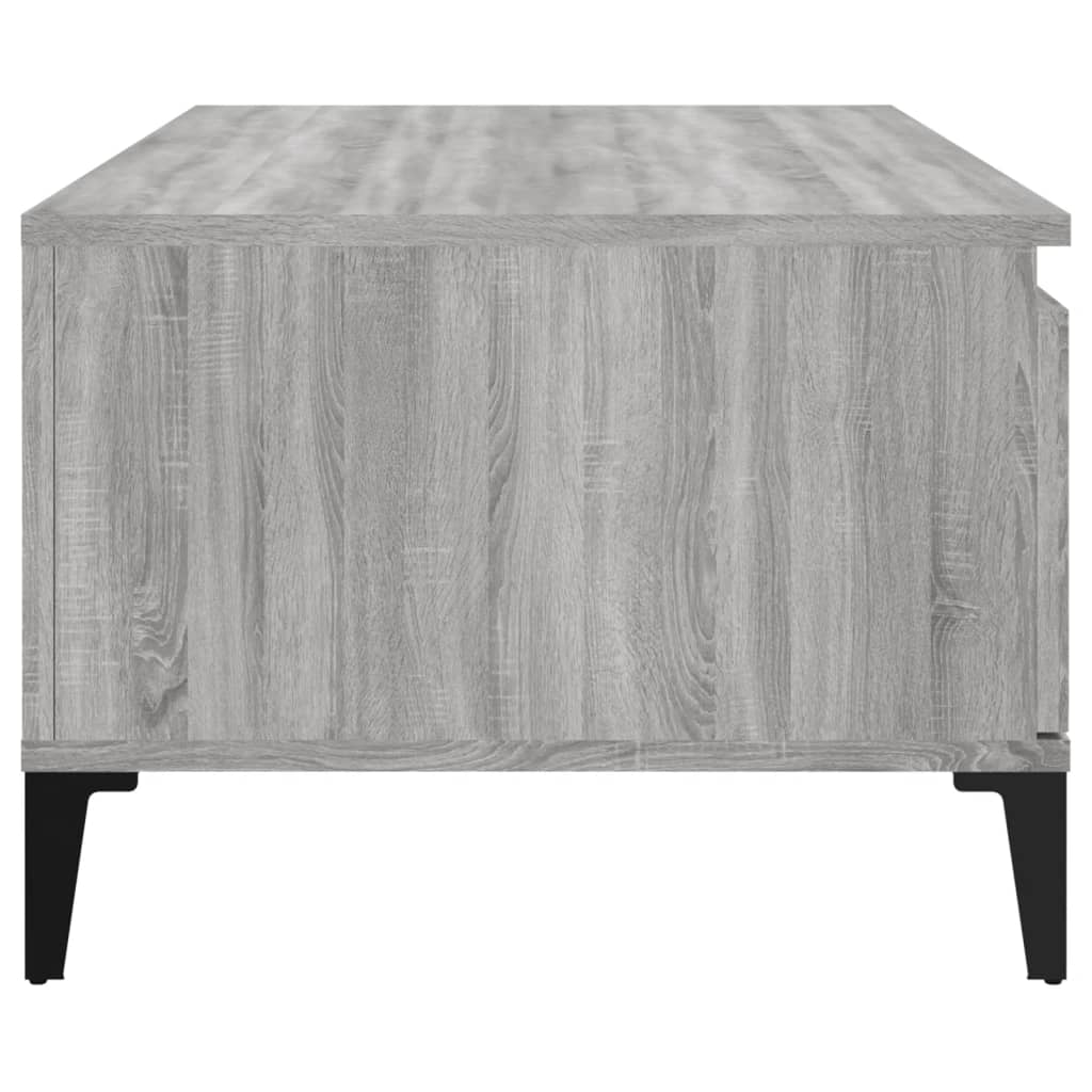 Sohvapöytä harmaa Sonoma 90x50x36,5 cm tekninen puu - Sisustajankoti.fi
