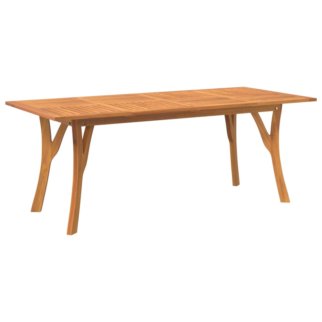 Puutarhapöytä 200x90x75 cm täysi akasiapuu - Sisustajankoti.fi