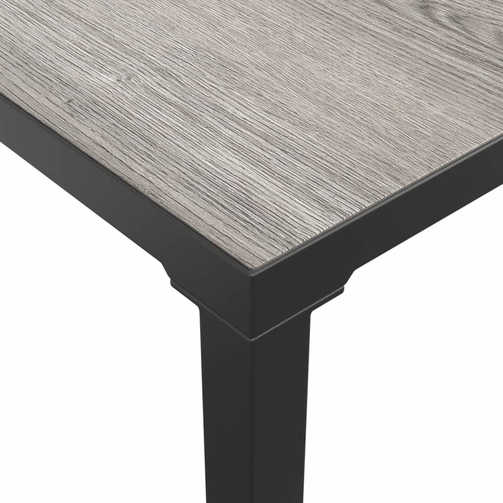 Ulkosohvapöytä harmaa 55x55x31 cm DPC ja teräs - Sisustajankoti.fi