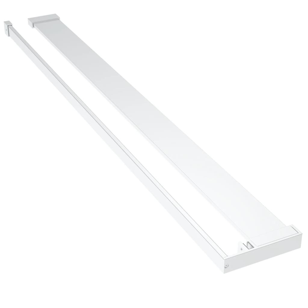 Suihkuseinäke hyllyllä kromi 80x195 cm ESG lasi ja alumiini - Sisustajankoti.fi