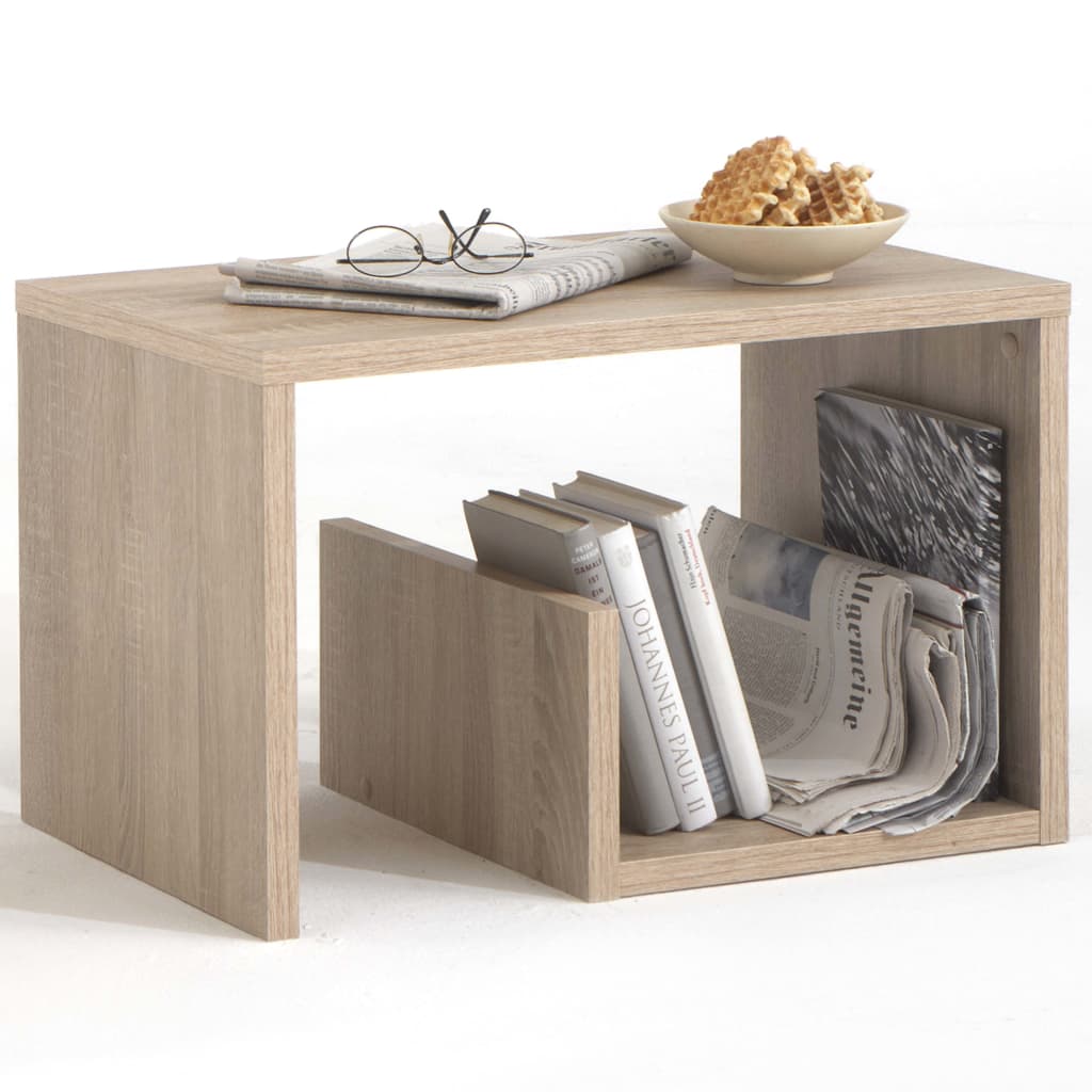 FMD Sohvapöytä 2-in-1 59x36x38 cm tammen värinen - Sisustajankoti.fi