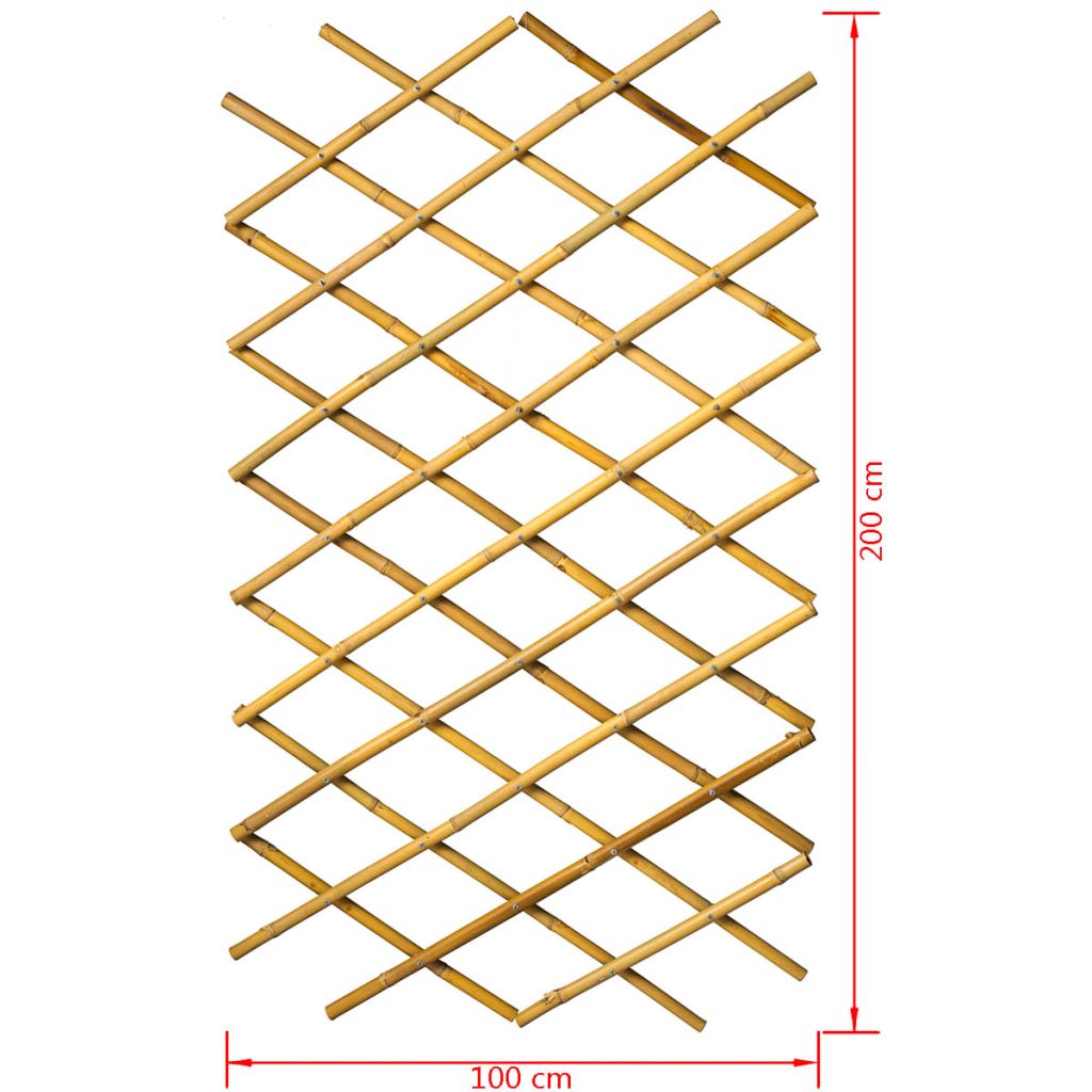 Nature Puutarhasäleikkö 100x200 cm bambu 6040722 - Sisustajankoti.fi