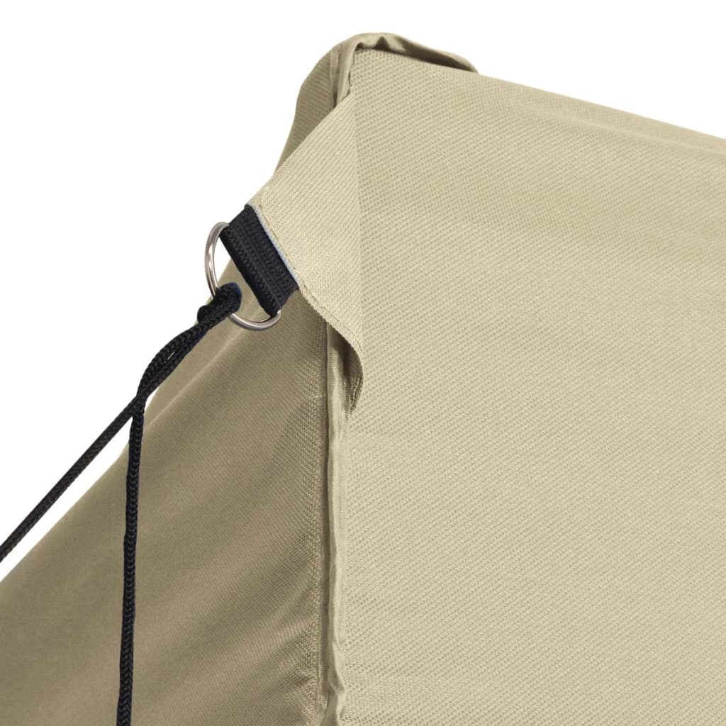 Kokoontaitettava juhlateltta 4 sivuseinällä pop-up 3x4,5m kerma - Sisustajankoti.fi
