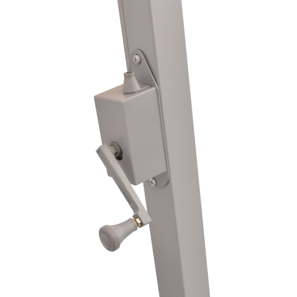 Roikkuva päivänvarjo 300x300 cm Alumiinitanko Hiekka - Sisustajankoti.fi