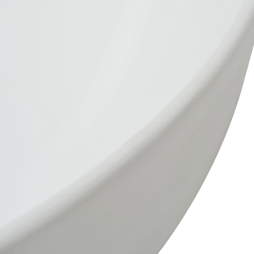 Kolmionmuotoinen pesuallas keraaminen Valkoinen 50,5x41x12 cm - Sisustajankoti.fi