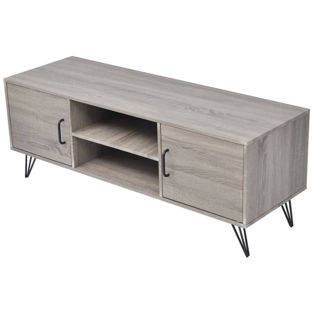 TV-taso 120x40x45 cm Harmaa - Sisustajankoti.fi