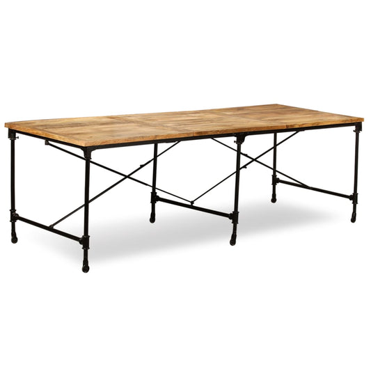 Ruokapöytä kiinteä mangopuu 240 cm - Sisustajankoti.fi