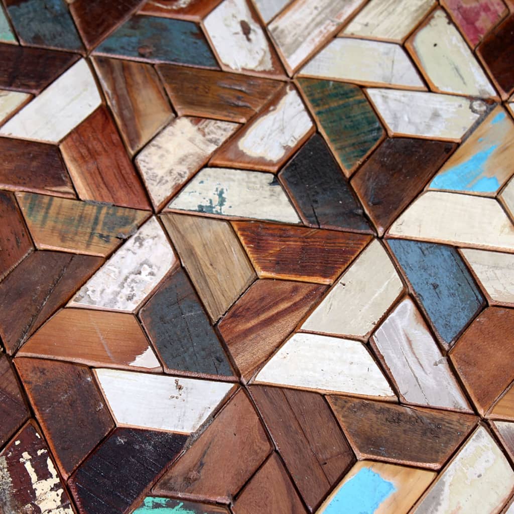 Kolmiosainen sohvapöytäsarja Täysi kierrätyspuu - Sisustajankoti.fi