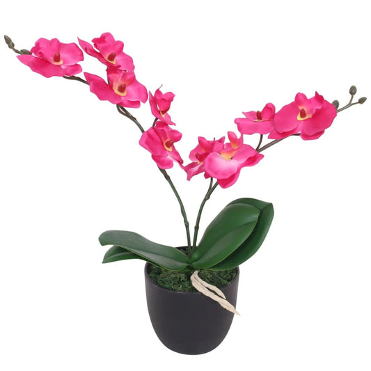 Tekokukka ruukulla orkidea 30 cm punainen - Sisustajankoti.fi