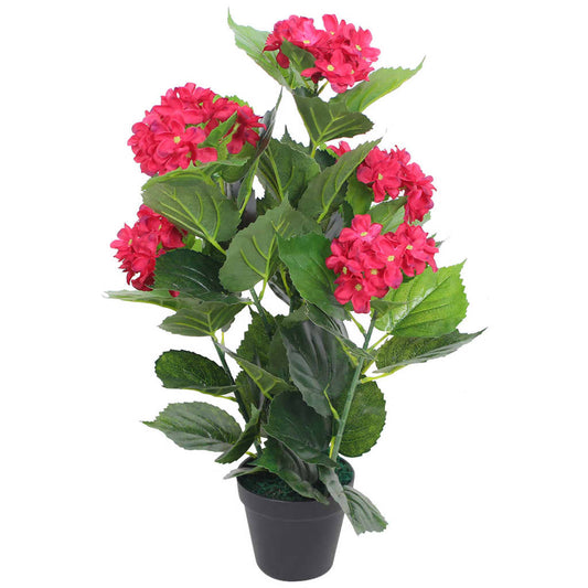 Tekokukka ruukulla hortensia 60 cm punainen - Sisustajankoti.fi