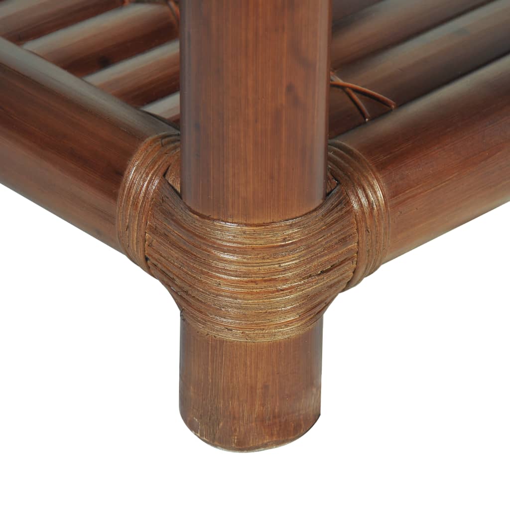 Yöpöytä 40x40x40 cm bambu tummanruskea - Sisustajankoti.fi
