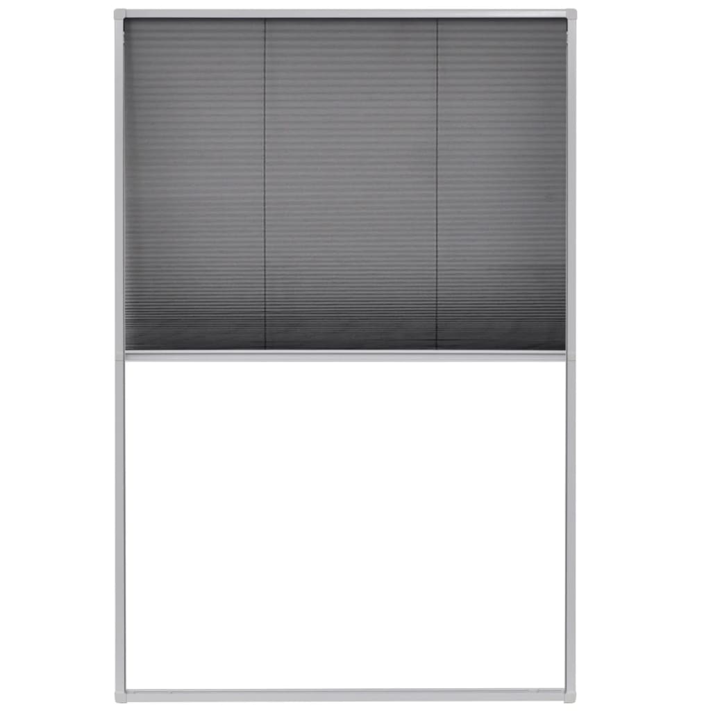 Laskostettu hyönteisverkko ikkunaan 80x120 cm Alumiini - Sisustajankoti.fi