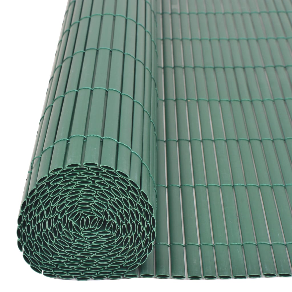 Kaksipuolinen puutarha-aita PVC 90x300 cm vihreä - Sisustajankoti.fi