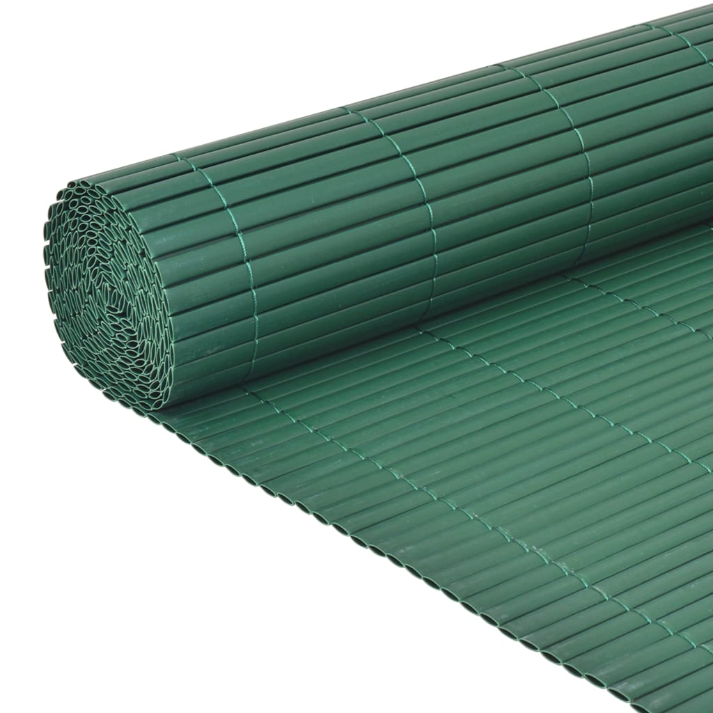 Kaksipuolinen puutarha-aita PVC 90x500 cm vihreä - Sisustajankoti.fi