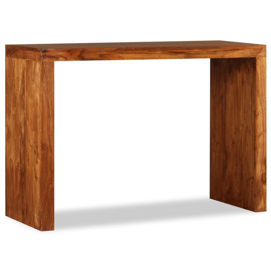 Sivupöytä Kiinteä puu seesamviimeistelyllä 110x40x76 cm - Sisustajankoti.fi