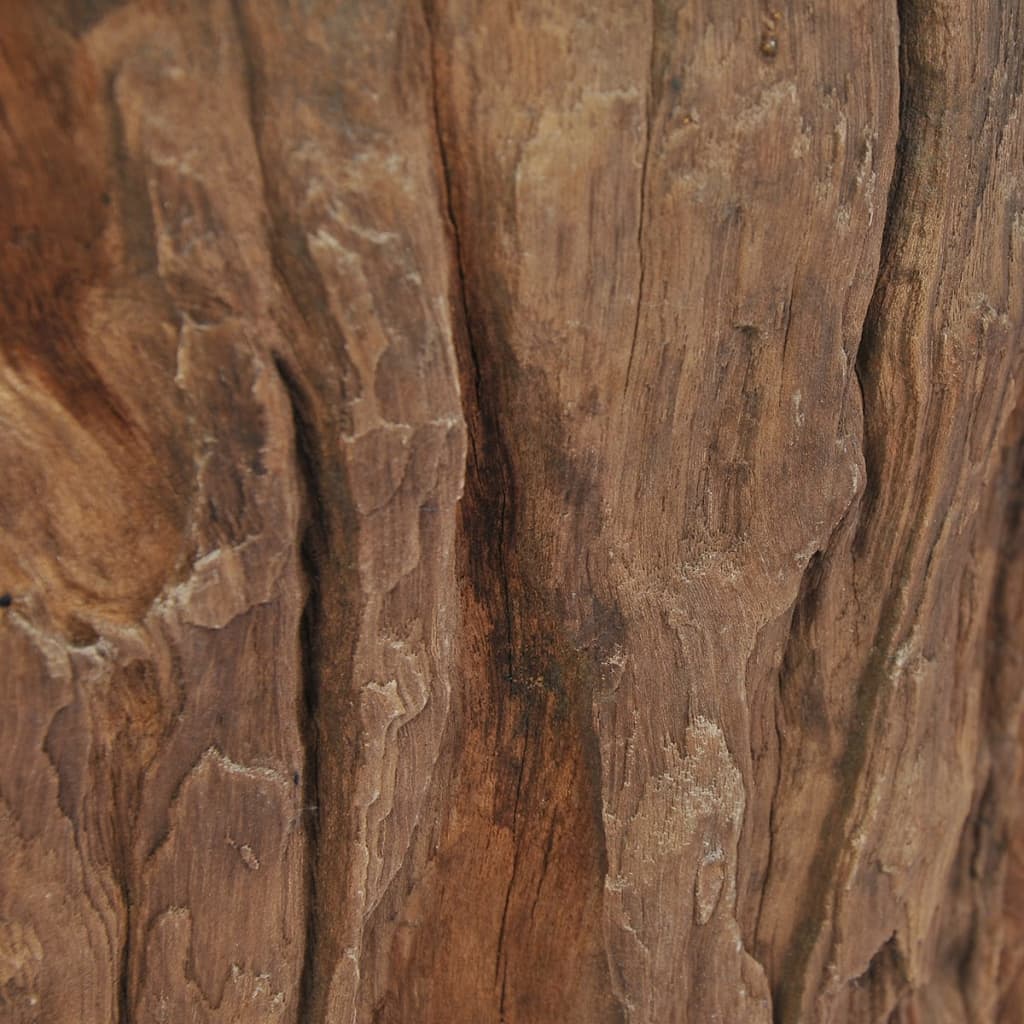 Sohvapöytä tiikki lasi 50x40 cm - Sisustajankoti.fi