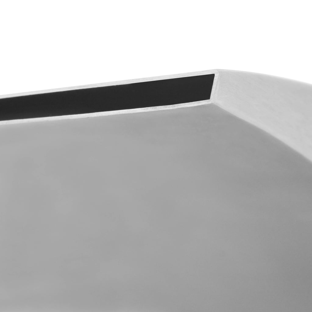 Uima-altaan suihkulähde Ruostumaton teräs 50x30x90 cm Hopea - Sisustajankoti.fi