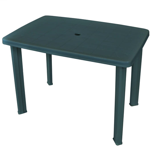 Puutarhapöytä vihreä 101x68x72 cm muovi - Sisustajankoti.fi