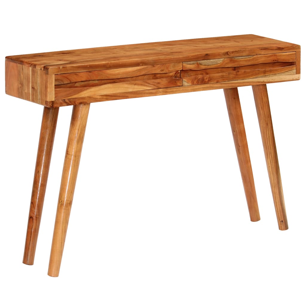Konsolipöytä täysi akaasiapuu vetolaatikoilla 118x30x80cm - Sisustajankoti.fi