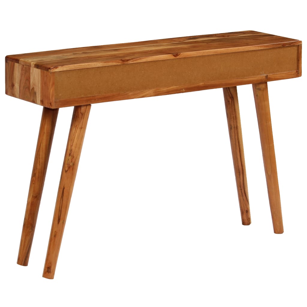 Konsolipöytä täysi akaasiapuu vetolaatikoilla 118x30x80cm - Sisustajankoti.fi