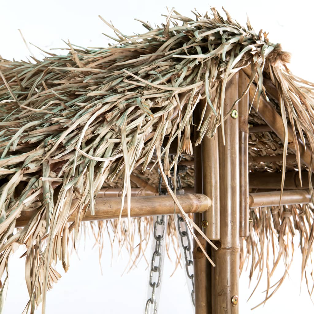 2-istuttava keinupenkki palmunoksilla bambu 202 cm - Sisustajankoti.fi