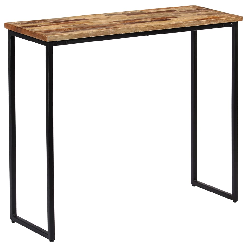 Konsolipöytä täysi kierrätetty tiikki 90x30x76 cm - Sisustajankoti.fi