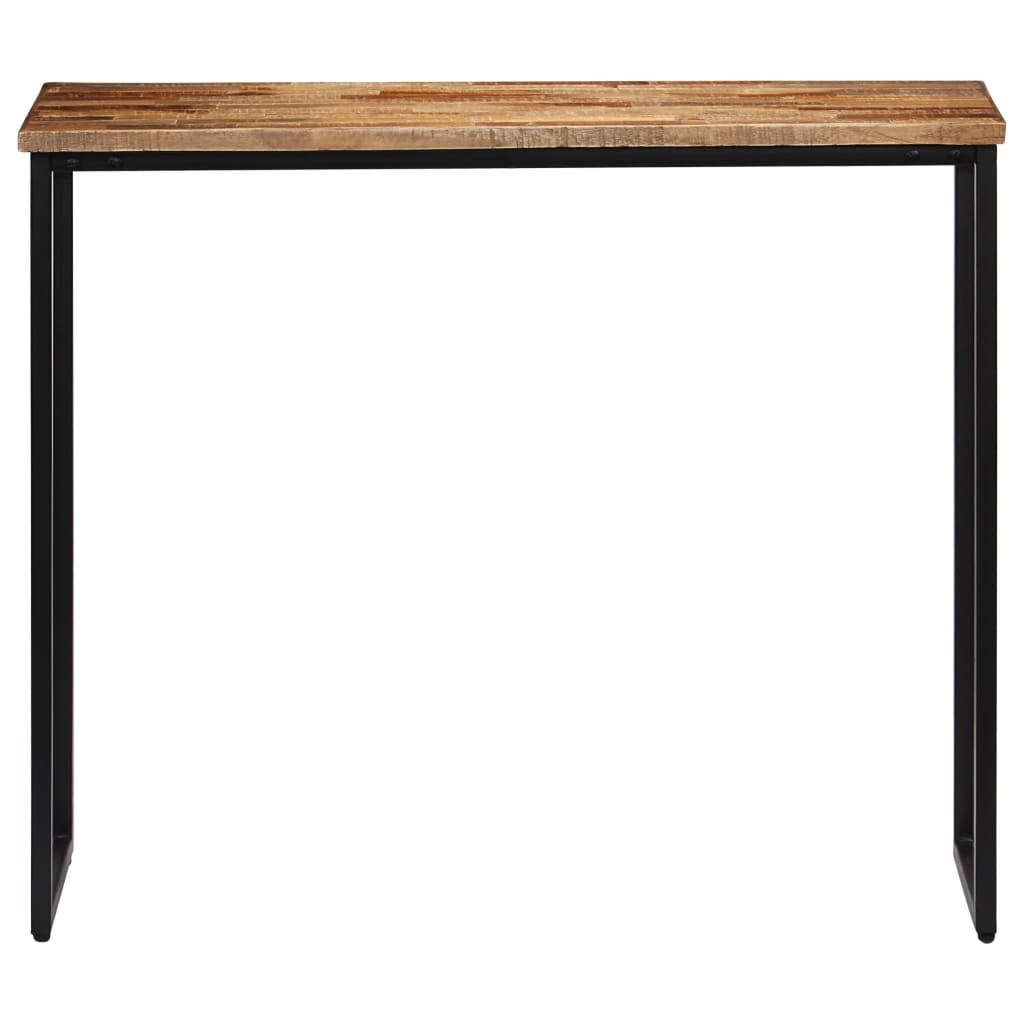 Konsolipöytä täysi kierrätetty tiikki 90x30x76 cm - Sisustajankoti.fi
