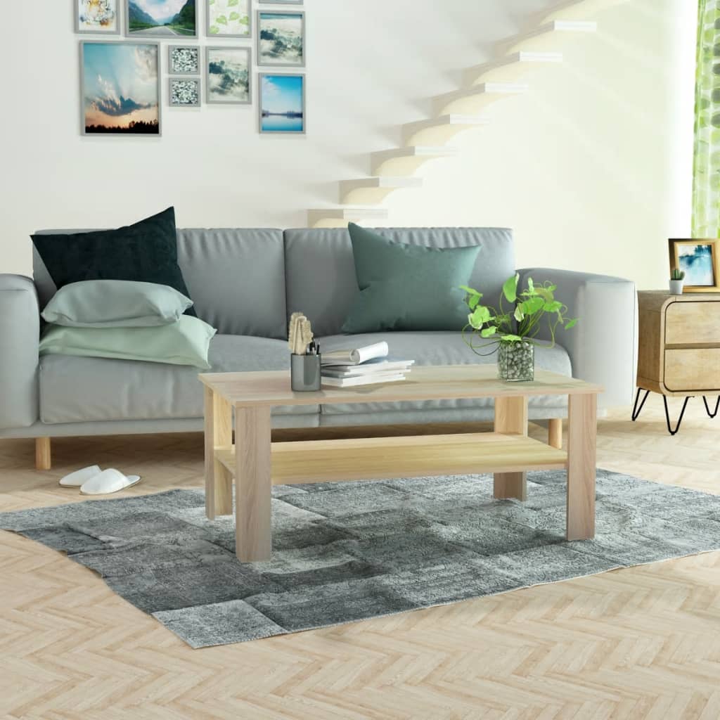 Sohvapöytä 100x59x42 cm tammen värinen - Sisustajankoti.fi