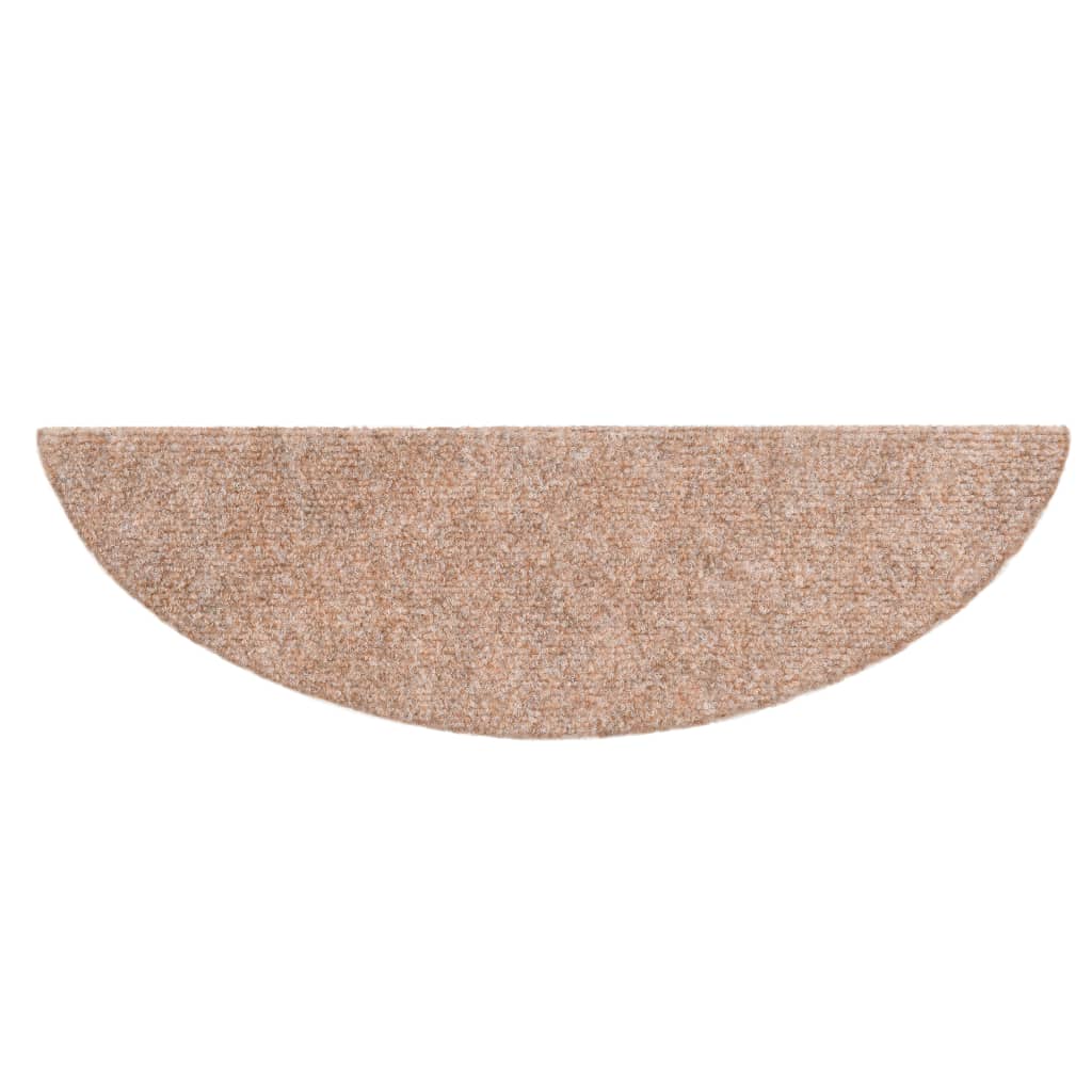 Itsekiinnittyvät porrasmatot 15kpl neulahuopa 54x16x4cm ruskea - Sisustajankoti.fi