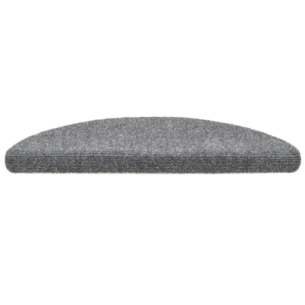 Itsekiinnittyvät porrasmatot 15kpl neulahuopa 54x16x4cm harmaa - Sisustajankoti.fi