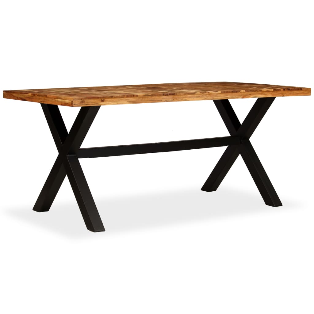 Ruokapöytä kiinteä akaasia- ja mangopuu 180x90x76 cm - Sisustajankoti.fi